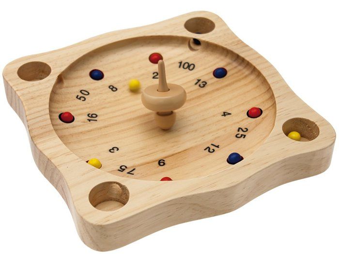 Toupie de comp?�tition - TEOREMA - Mod?�le 40521 - 100% bois - 21x21 cm - Pour enfants ?� partir de 