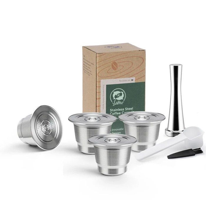 Ranvi Lot De 8 Cuillères à Café En Forme De Fleur Réutilisables