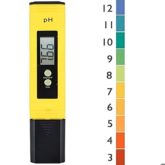PH-mètre, Mini testeur d'acidité numérique portable de haute précision pH Testeur de qualité de
