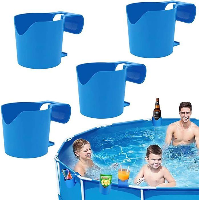 Lot De 6 Porte-gobelets Gonflables Pour Piscine – Mini Flotteurs Pour Canettes 355 Ml – Designs Variés – En PVC Durable – Idéal Pour Fêtes Estivales Et Plage