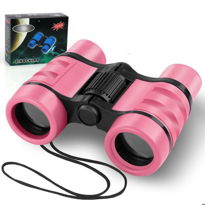 Jumelles Pour Enfants 3-12 Ans - Mini, Légères, En Caoutchouc, Avec Sangle, Pour Observation Oiseaux Et Voyages