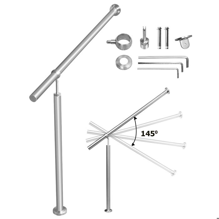 Rails D'arrimage En Aluminium Semi-circulaires 1m - Lot De 8 Avec Embouts Et Raccords - Capacité 1,7 Tonne