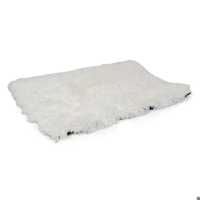 Coussin de cage pour chien Duvoplus Snug - Blanc - 61x46x3 cm