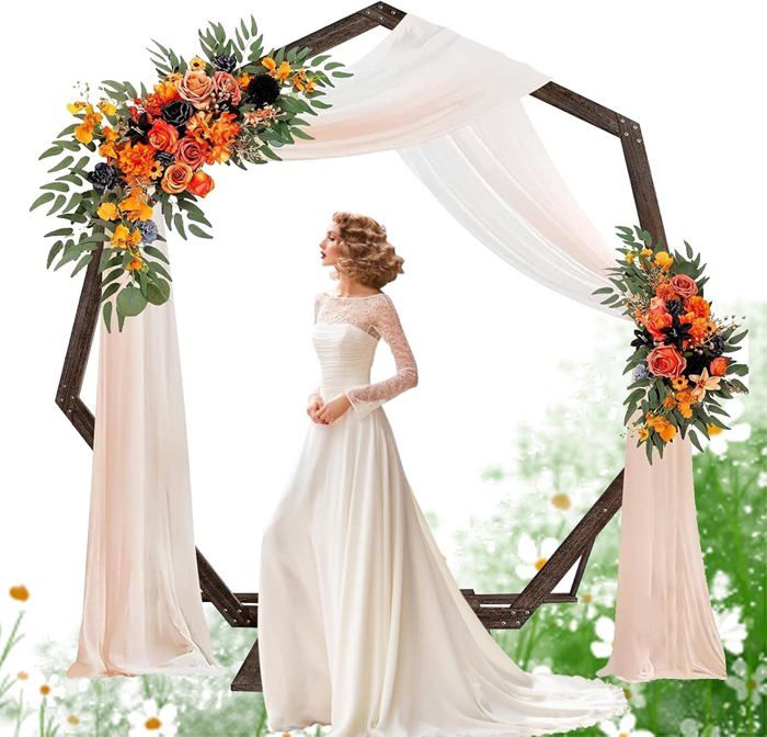 Support D'arche En Métal Pour Toile De Fond - Plusieurs Tailles (4 à 7,2 Pieds) - Pour Mariage, Fête, événement