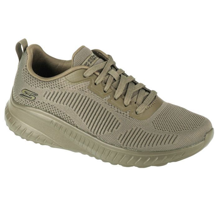 Skechers Baskets Femme - Vert - Skechers Bobs Squad Chaos - Face Off