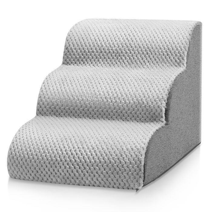 Meilleurs prix pour Escalier pour Chien en ÉpongeMarche pour Animaux de Petite Taille 3 Marches Antidérapant Rampe pour Chiens en Haute60*41*40cm