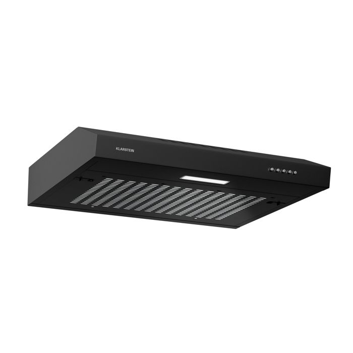 Klarstein SlimVent 60 Black hotte aspirante pour de lair frais en cuisine