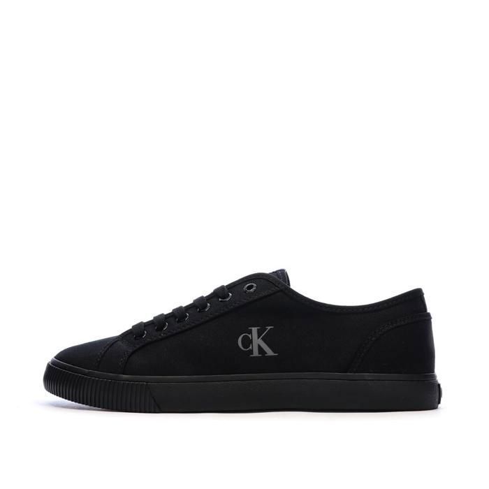 Calvin Klein Baskets Noires Homme Calvin Klein Jeans Ess Vulc Low