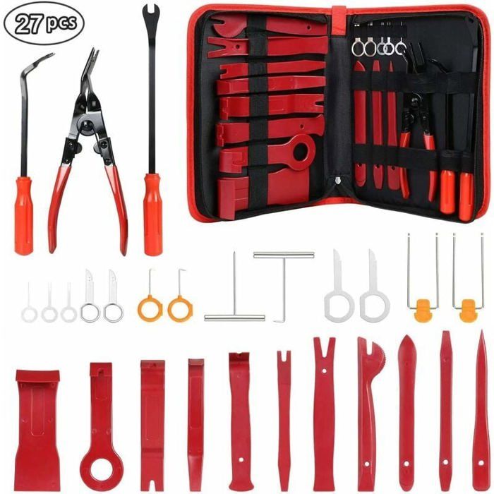 JEU D'OUTILS DE retrait de garniture de voiture de précision pour
