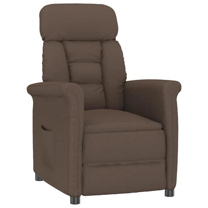Fauteuil inclinable avec accoudoir - Fauteuil simple - Pour salon ...
