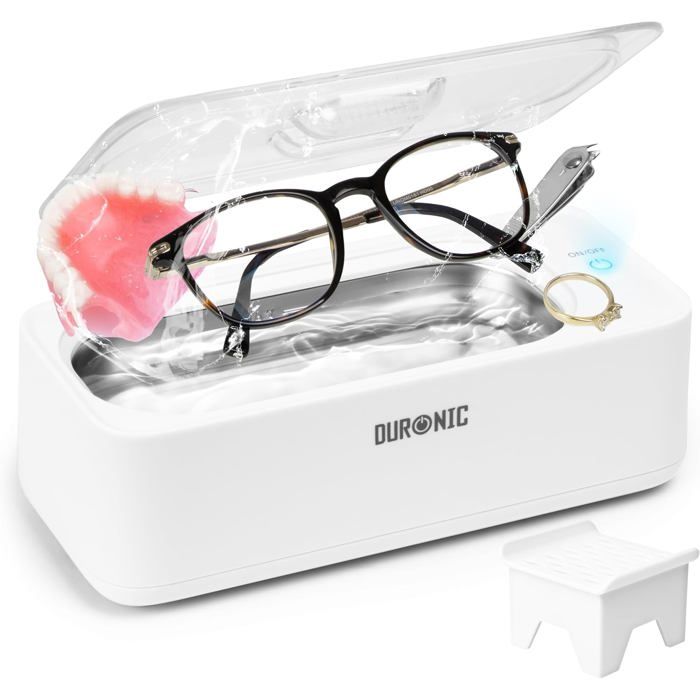 Duronic UC30 Nettoyeur ultrasonique 18W Nettoyage à ultrasons bijoux lunettes bagues bracelets montres alliances couverts pièces