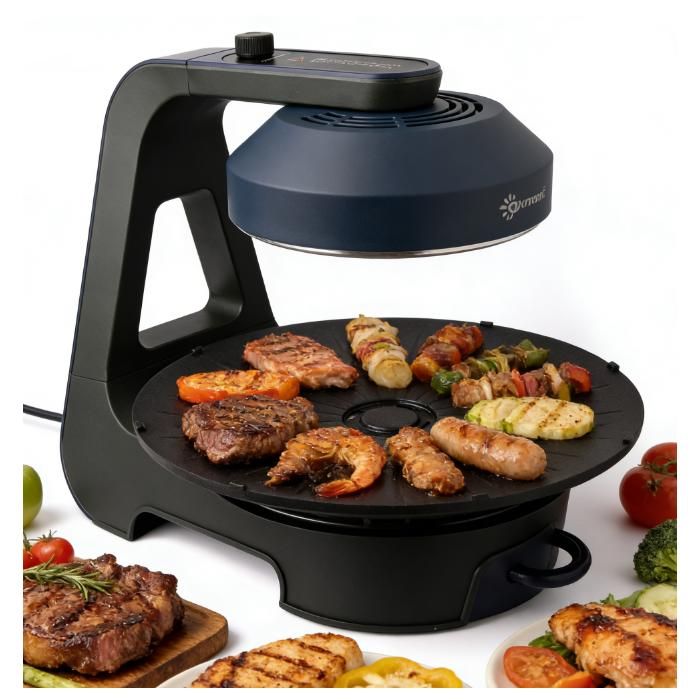 Plancha - Barbecue électrique - Plancha électrique - avec contrôle de la température et design sans fumée - pour 4 à 6 personnes