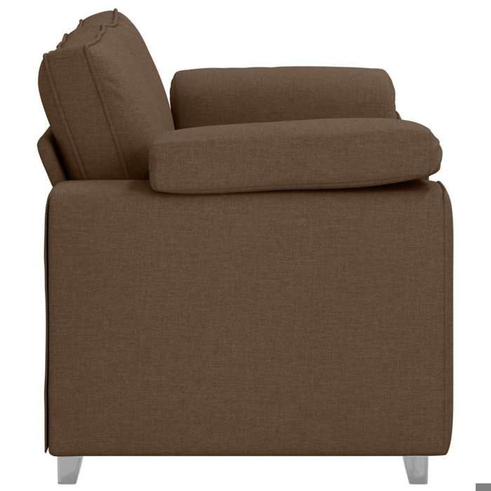BURKE@ Canapé Double - Sofa pour 2 personnes - Marron 160x77x82 cm - tissu SS94