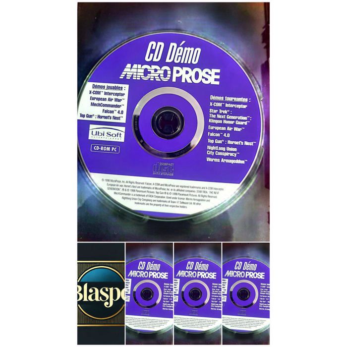 Microprose / Ubisoft Cd Démo Microprose X-Com Falcon 4.0 Cd-Rom PC Ubisoft