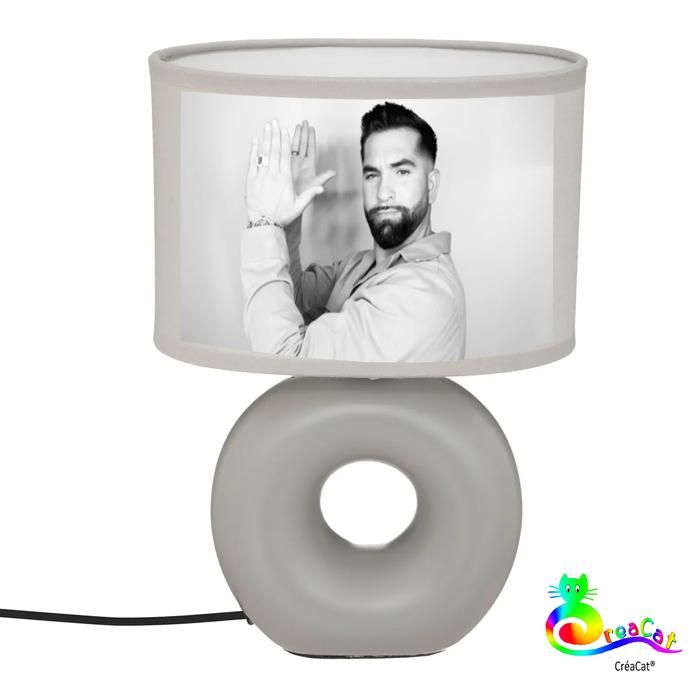 Lampe de chevet baru taupe Kendji