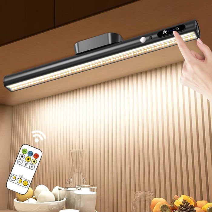 Reglette LED Cuisine avec Détecteur de Mouvement - 4000mAh Sans Fil Rechargeable USB  Éclairage Intelligent