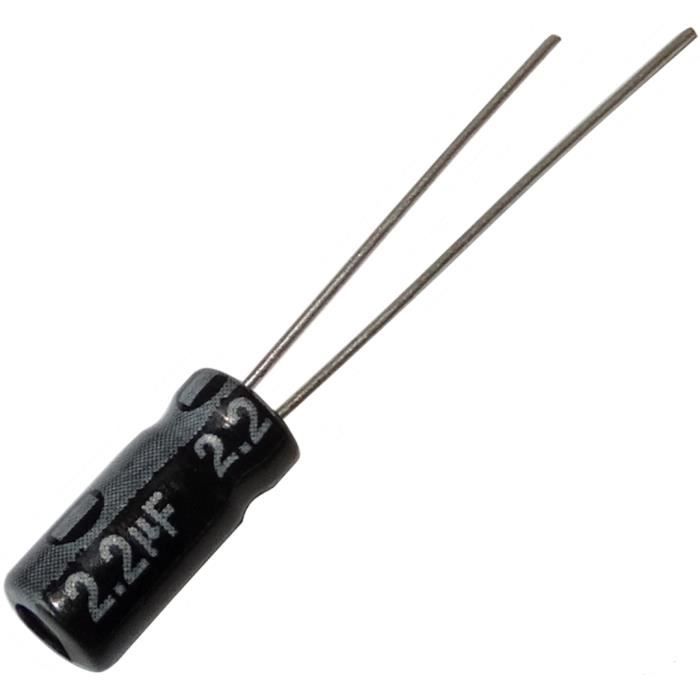 2 Condensateurs électrolytiques 2200µF 35V - Radial 16x25mm - Pour Dépannage électronique Et Réparations