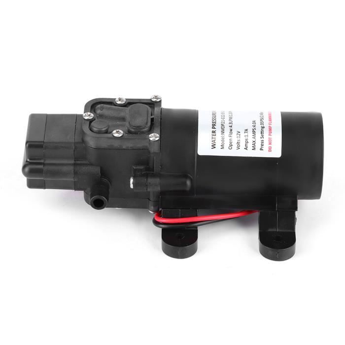 Pompe à Membrane Auto-amorçante 12V 35 PSI - Pour Bateau, Camping-car, Yacht, Débit 4,3L/min, Garantie à Vie