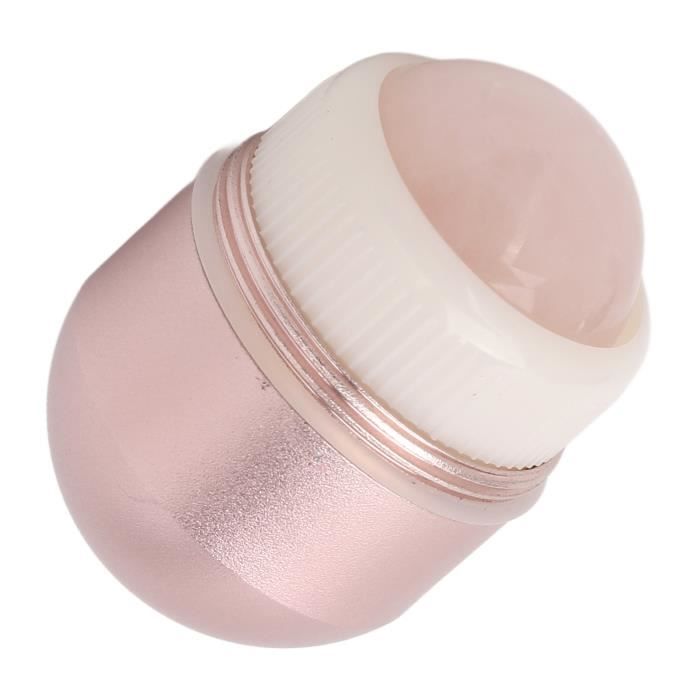 Masque De Relaxation Yeux En Jade – Quartz Rose – Réduit Cernes, Poches – Massage Facial Rafraîchissant
