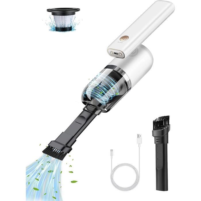 Ehskzjh Aspirateurs À Main Sans 12000 Pa Aspirateur Domestique Rechargeable Aspirateur À Bouton