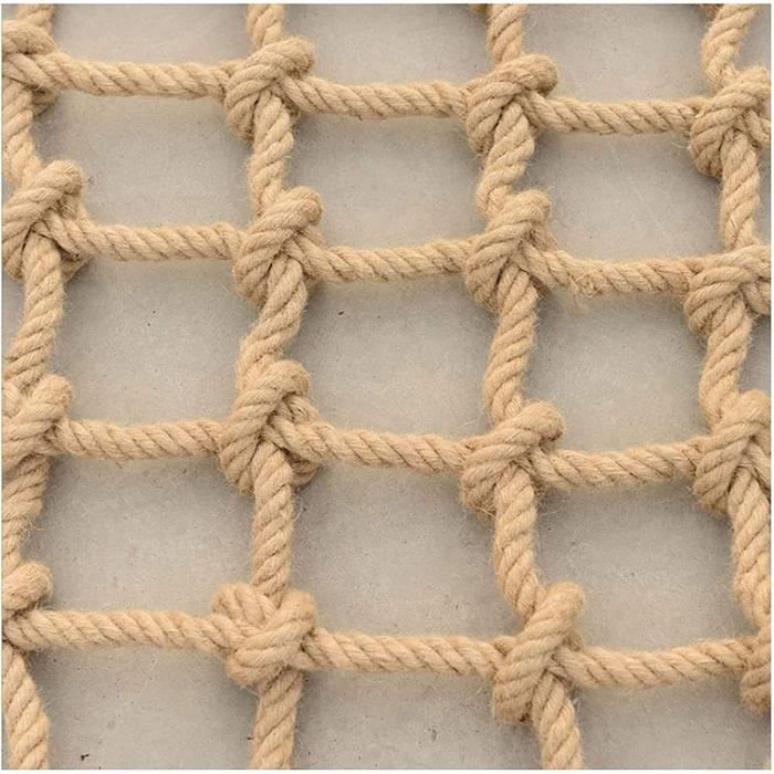 H2i Filet D'Escalade Enfant 200x150 Cm - Pour Cadre (Non Inclus) - Polyhemp Résistant