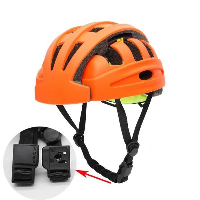 orange L 56 61cm Casque d quitation portable pour homme v lo pliant VTT route v lo de ville l ger a