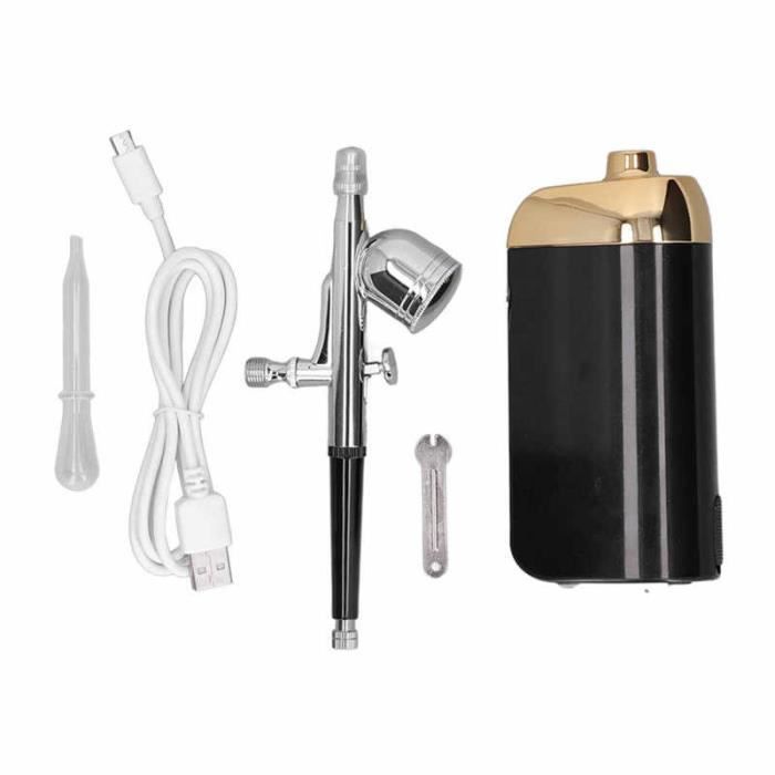 Kit Aérographe, Compresseur Kit Aérographe Portable Sans Fil Kit