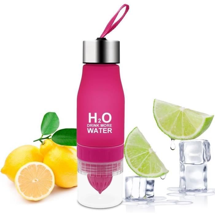 Bouteille d'eau avec infuseur à Fruits 1L, Gourde Sport Fabriquée en