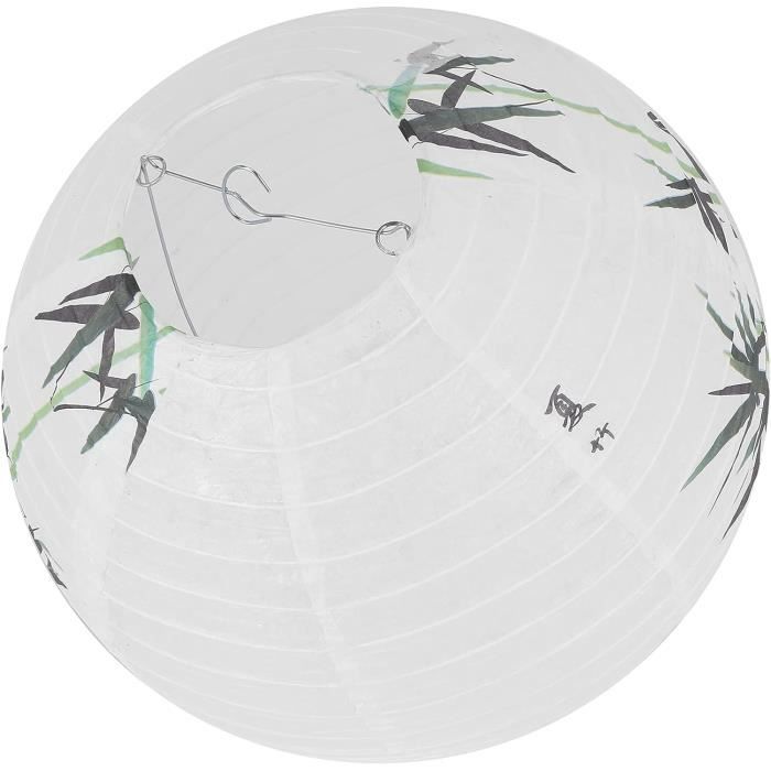 FYOBOT 1 X Abat-Jour De Lanterne En Papier Japonais Chinois Pour Mariage De FÊTe,40cm(16 Pouces) Blanc CrÈMe