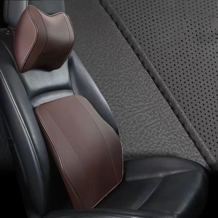 Oreiller Lombaire De Voiture Premium Pour Mercedes Classe S Et Maybach – Soutien Ergonomique Ultra Confortable (Gris Daim)