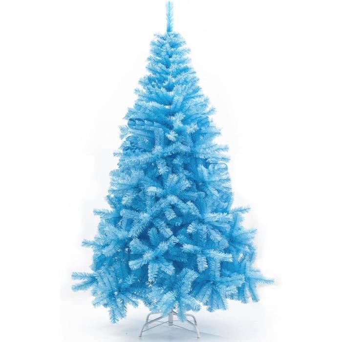 Sapin De Noël Artificiel Bleu, Sapin De Noël Artificiel À Charnière De Qualité Supérieure
