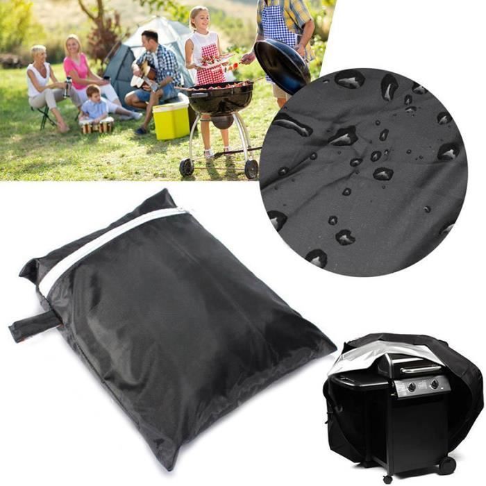 Housse Barbecue BBQ Protection Etanche Anti Poussière Anti Pluie 150x100x125cm - vue 2