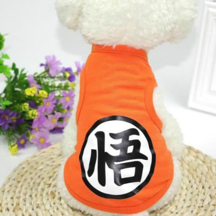 Chat Chien Chien Dragon Ball Z Vest Shirt Vetements D Ete Chien