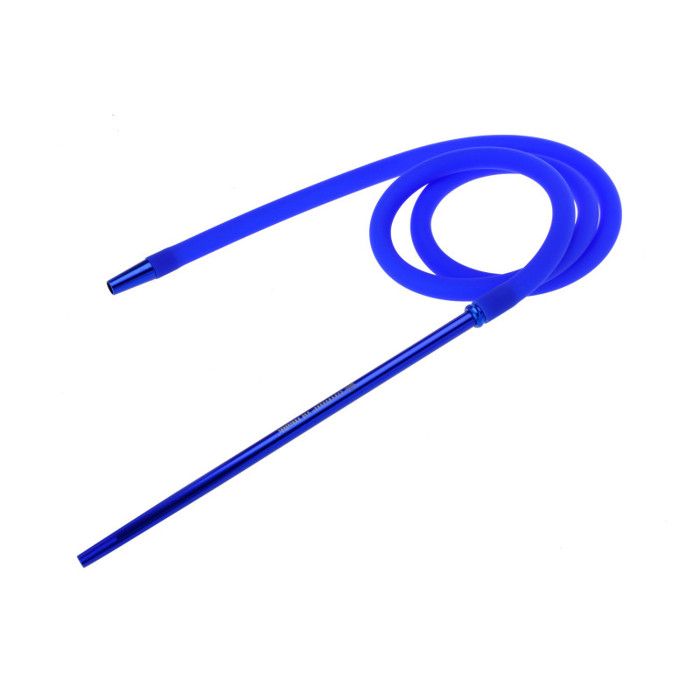 tuyau chicha silicone bleu