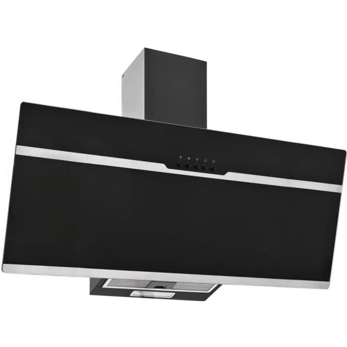 Hotte Decorative Murale 90 Cm Evacuation Achat Vente Pas Cher