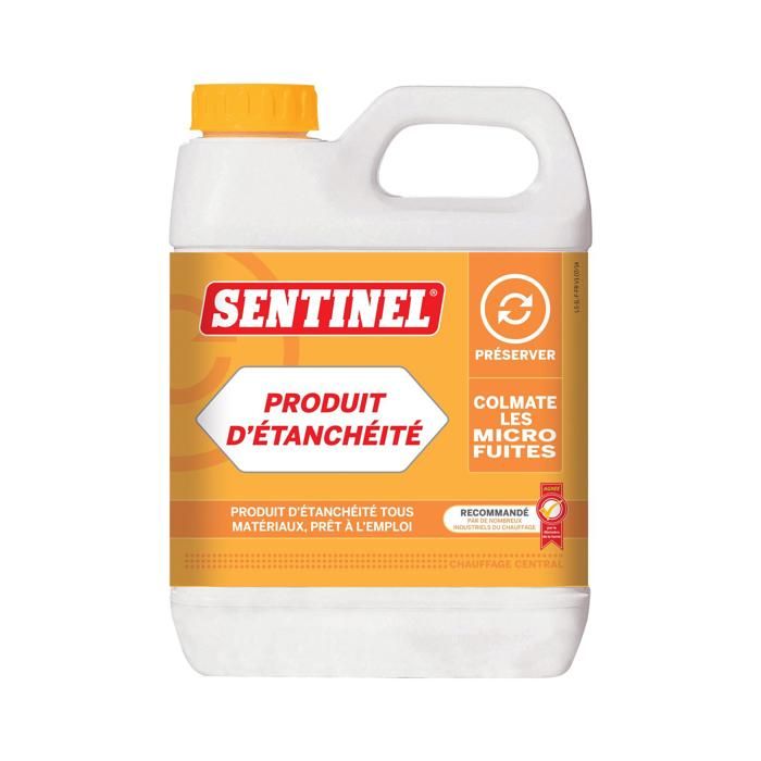 Produit DEtancheite - Sentinel - Bidon 1L - Non toxique - Compatible tous métaux - Anti-fuites