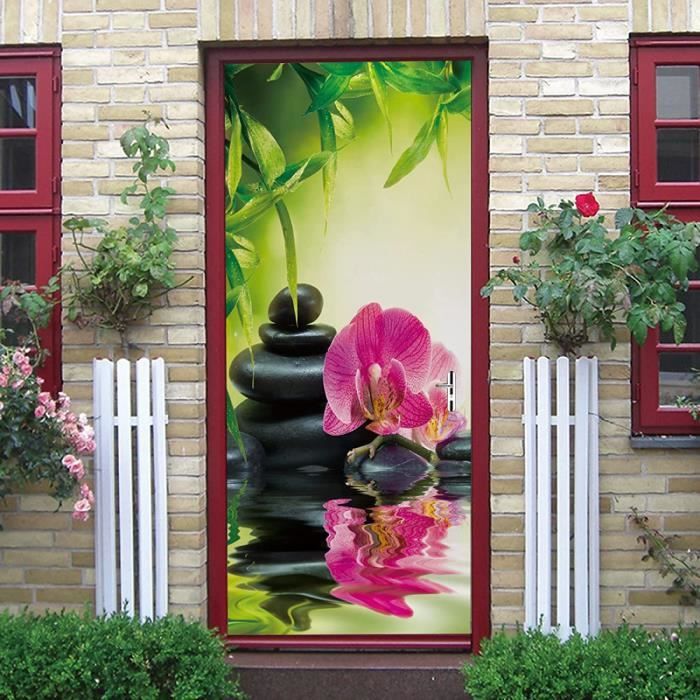 Stickers De Porte Zen Trompe Loeil Stickers De Porte Stickers De Porte