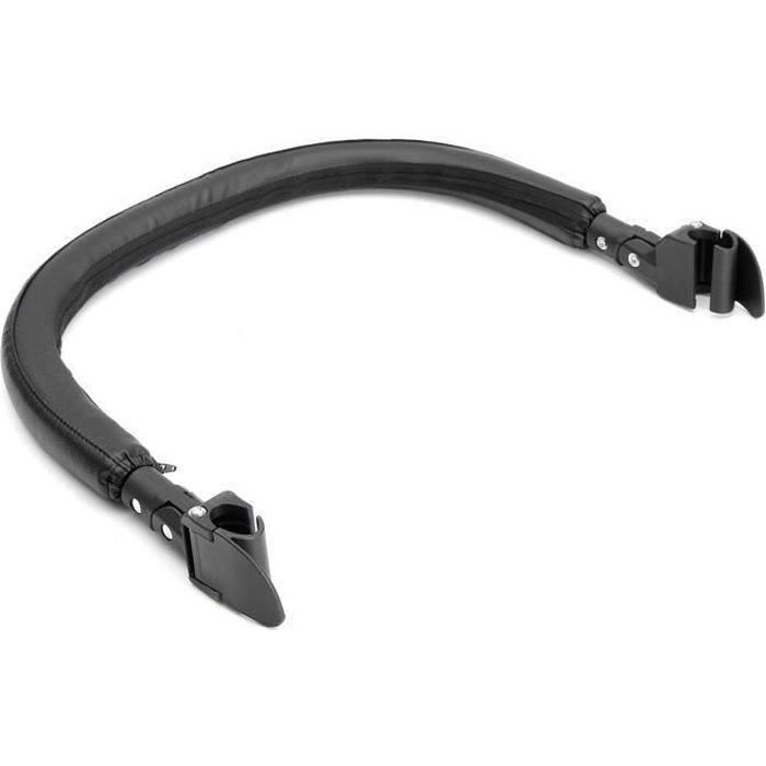 Poignée Réglable Pour Poussette - Guidon Accoudoir Noir - Sécurité Et Confort Pour Bébé