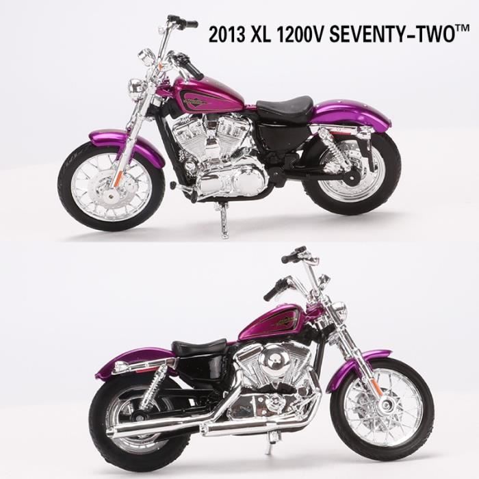 Mothinessto Modèle De Moto De Plage Simulé Modèle De Moto De Plage à L'échelle 1:64, 6 Pièces