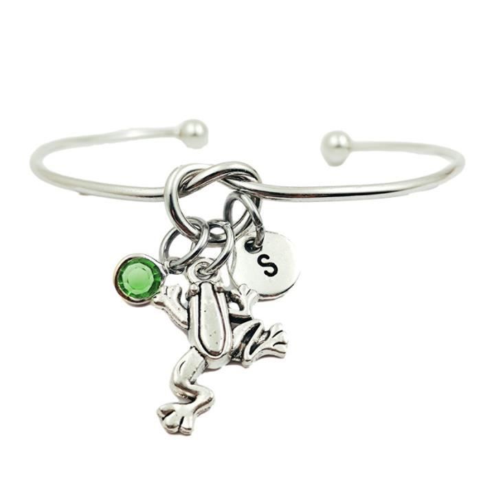 Bracelet Petite Pierre De Naissance En Plaqué Or - France