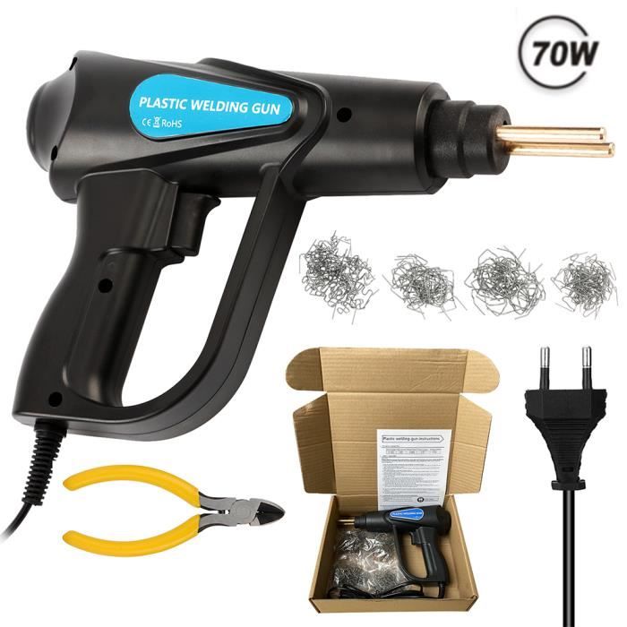 Agrafeuse à Chaud HUIOP 100W - Kit Réparation Pare-chocs Voiture - Soudure Plastique Professionnelle