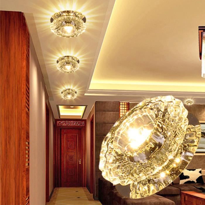 SANSHI Plafonnier Bois 2 Spots,Spot de plafond Orientable LED,Moderne