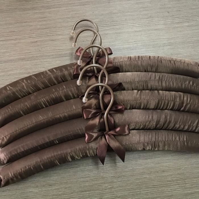5 Pièces Cintres Gonflés Cintres Brodés Cintre De Garde-Robe Pas De