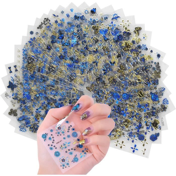 Sticker De Decoration (30)pour Ongles&faux OnglestattooFleurs
