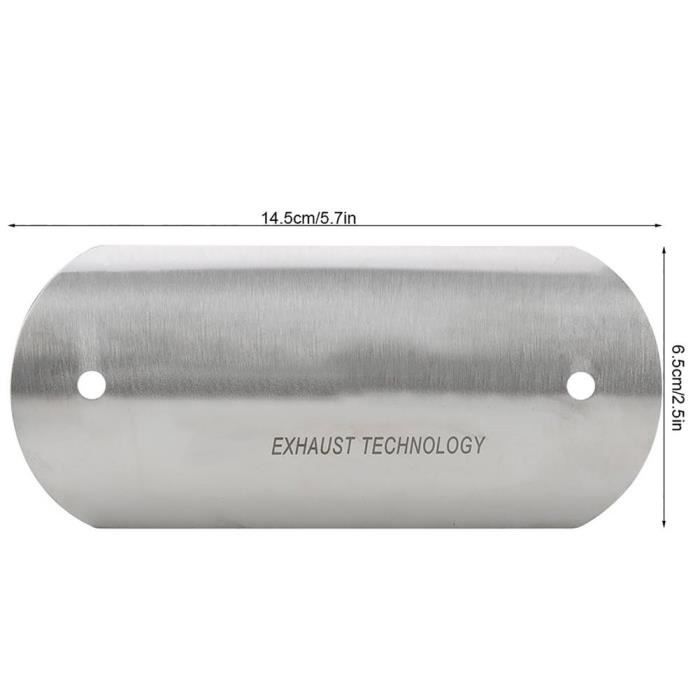 TMISHION Protecteur dÉchappement de Moto Protection de Tube Bouclier Thermique Tuyau dÉchappement Moto Couverture de Chaleur