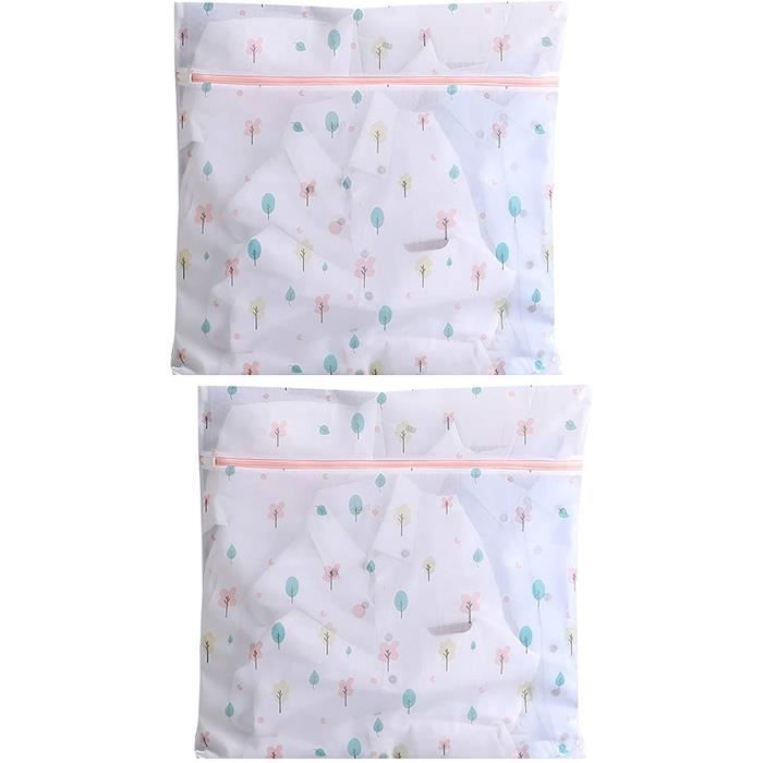 Lot De 2 Filets à Linge XXL 60x90 Cm - Sacs Lavables Pour Chaussures, Linge Délicat, Couettes, Tapis - Lavage Machine