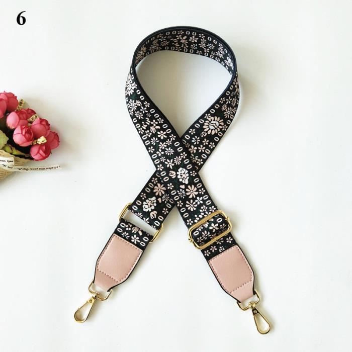 Sac À Bandoulière Imprimé Floral Blanc