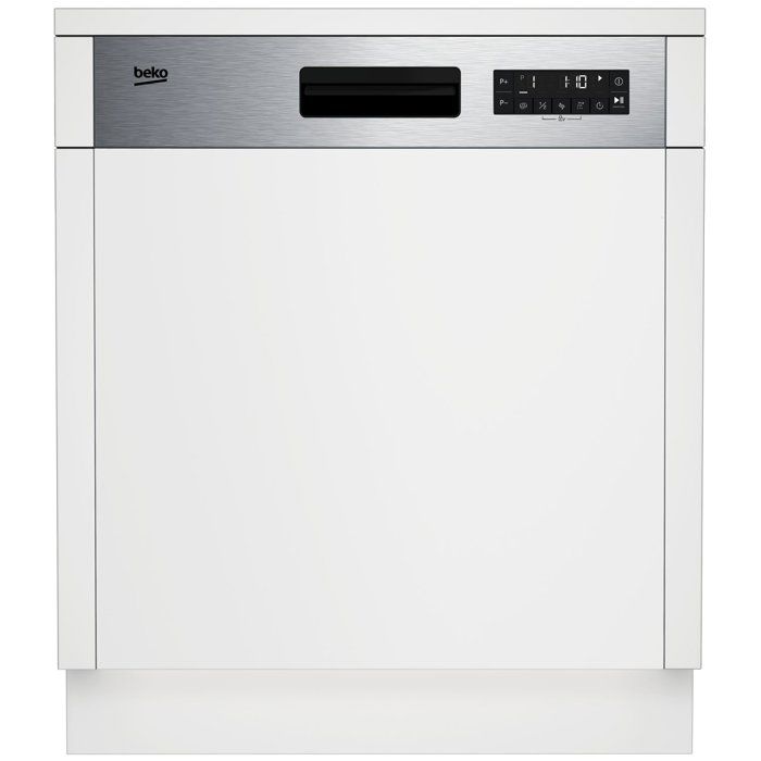 Lave vaisselle semi encastrable BEKO BDSN28530X 15 couverts L60cm 45 db tiroir à couverts