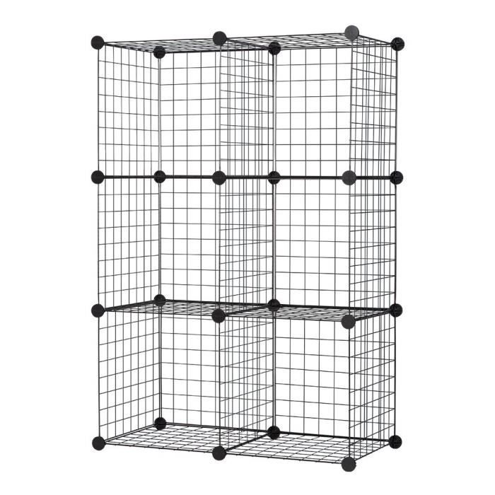 Armoire Enfant En Acier Inox Etagere Bibliotheque Meuble De