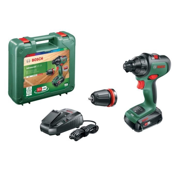 Perceuse-visseuse sans-fil Bosch - AdvancedDrill 18 (Livrée avec 1 batterie 18V-25Ah + chargeur)
